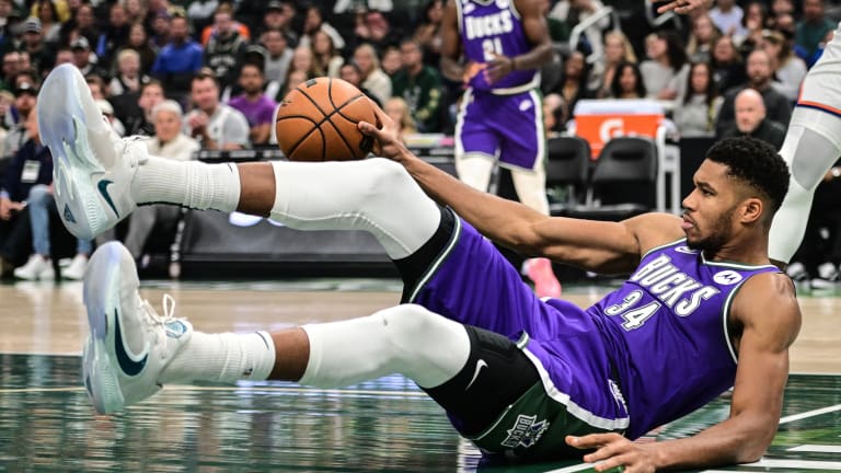 Giannis Antetokounmpo Makes Teammates Wear His Shoes